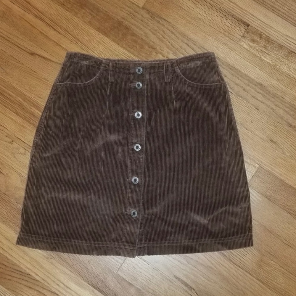 Paul Harris Denim Corduroy Skirt